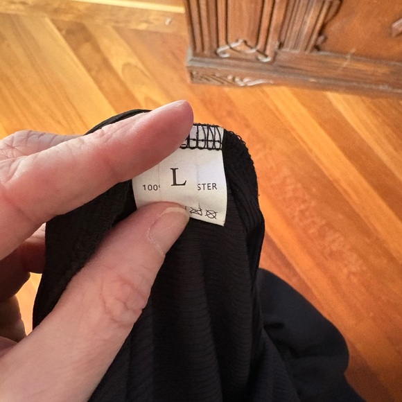 Black Off-Shoulder Ruffle Top - Picture 3 of 3